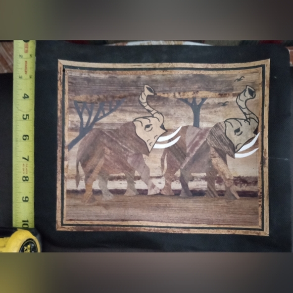 Banana Print Fibers African Elephant in Safari - Picture 2 of 4